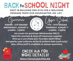 Back to School Night